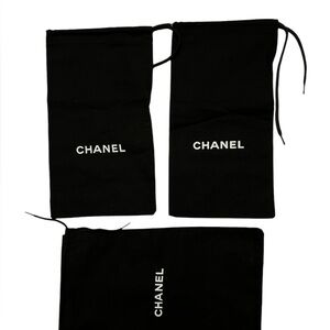 CHANEL storage dust bags, Authenticate 12.5”x7”